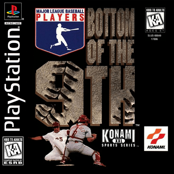 Bottom of the 9th box art for Playstation